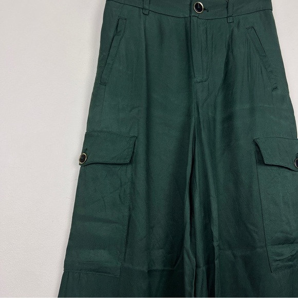 Anthropologie Maeve Johana Wide Leg Cargo Pants - Picture 5 of 7